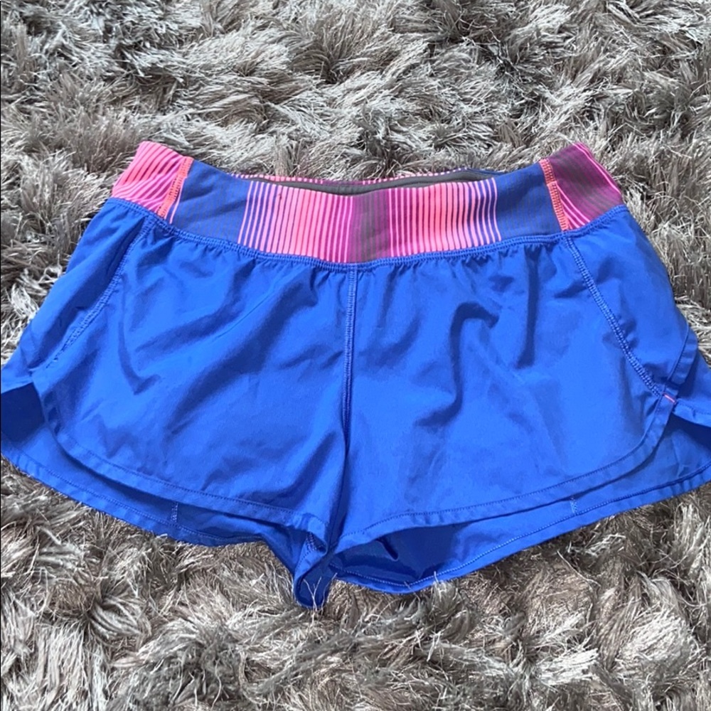 Blue/purple athletic shorts